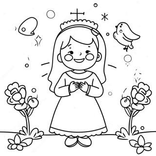 Rozmalovka Radisnogo Sviatkuvannia Pershoyi Komuniyi 136311-67970