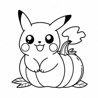 Charivnii Pikachu V Garbuzi Rozmalovka 137542-69075