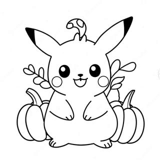 Charivnii Pikachu V Garbuzi Rozmalovka 137542-69076