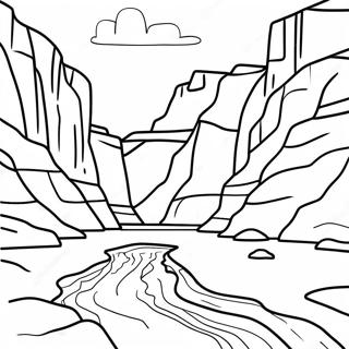 Stsena Richki U Velikomu Kanioni Rozmalovka 138773 70041