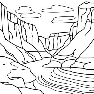 Stsena Richki U Velikomu Kanioni Rozmalovka 138773 70043