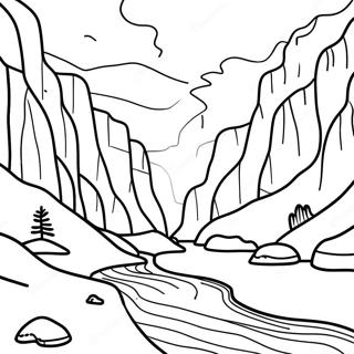 Stsena Richki U Velikomu Kanioni Rozmalovka 138773 70044