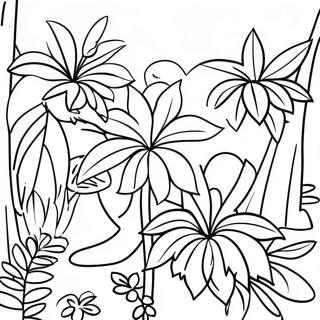 Iaskravi Roslini Tropichnogo Lisu Rozmalovka 139440-70565