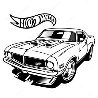 Klasichna Rozmalovka Miazistogo Avtomobilia Hot Wheels 17624-3854