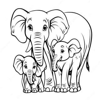 Rozmalovka Velichnoyi Simyi Sloniv 18068-3948