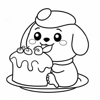 Pompompurin Shcho Yist Smachnii Tort Rozmalovka 21692 4729