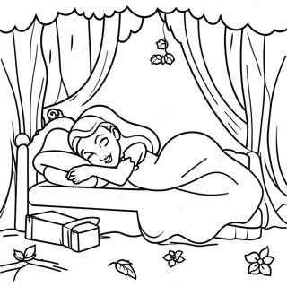 Spliacha Krasunia Na Foni Zacharovanogo Lisu 22231-4848