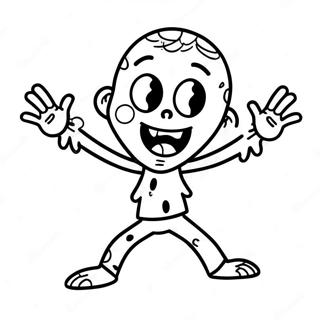 Shchaslivii Zombi Shcho Tantsiuie Rozmalovka 22942-5011