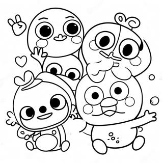 Shchaslivii Keroppi Z Druziami Rozmalovka 32200 7020