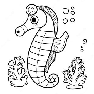 Rozmalovka Igristii Morskii Koniok Z Koralom 36140-7907