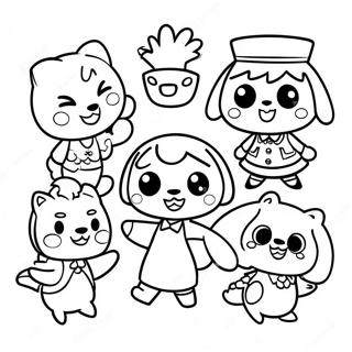 Rozmalovka Shchaslivi Personazhi Animal Crossing 37834-8261