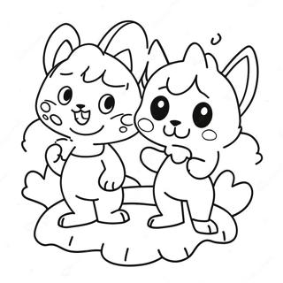 Rozmalovka Grailivi Domashni Tvarini Animal Crossing 37836-8269