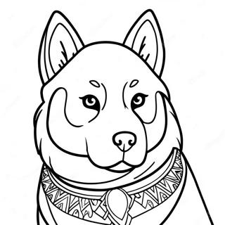 Rozmalovka Velichnogo Sibirskogo Khaski 38276-8359