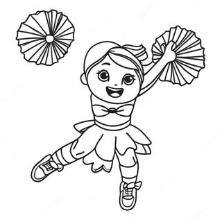 Rozmalovka Z Dinamichnim Triukom Cherlideriv 40004-8744