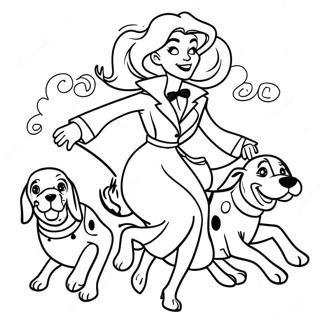 Kruela De Vil Shcho Peresliduie Dalmatintsiv Rozmalovka 45063-9870