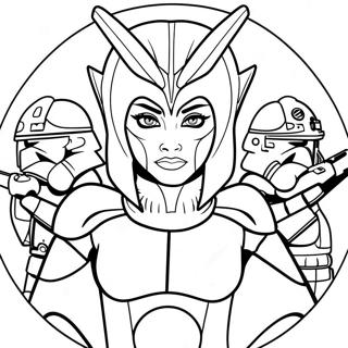 Asoka Tano Z Klonovanimi Soldatami Rozmalovka 51539 11280