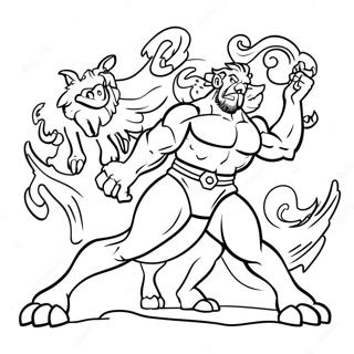 Gerkules Shcho Boretsia Z Tserberom Rozmalovka 52094-11400