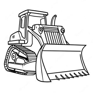 Rozmalovka Budivelnogo Maidanchika Z Buldozerom 53032-11590
