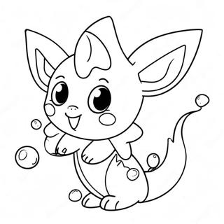 Milii Vaporeon Z Bulbashkami Rozmalovka 54270-11873