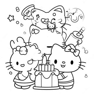 Khello Kitti Z Druziami Rozmalovka 564 183