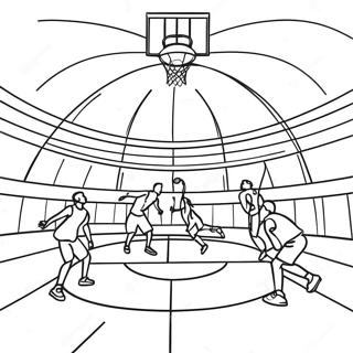 Rozmalovka Basketbolnogo Maidanchika Z Gravtsiami 6176-2778