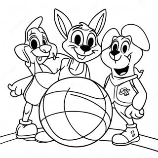 Rozmalovka Gri V Basketbol Space Jam 61864-13606