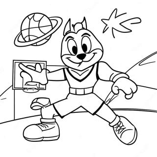 Rozmalovka Gri V Basketbol Space Jam 61864-13607