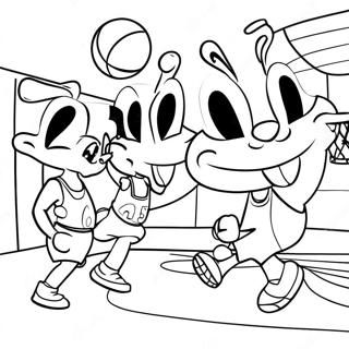 Rozmalovka Gri V Basketbol Space Jam 61864-13608