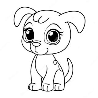 Milii Shchenia Z Littlest Pet Shop Rozmalovka 63889-14167