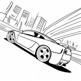 Sportivnii Avtomobil Na Gonkakh Rozmalovka 64351-12956