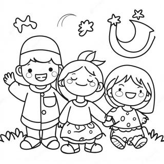 Rozmalovka Shchaslivikh Mirnikh Ditei 64807-13957