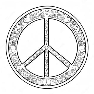 Знак Миру Розмальовки