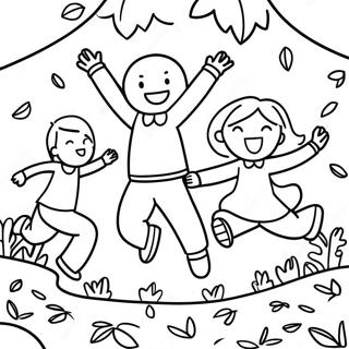 Rozmalovka Grailivikh Ditei Shcho Stribaiut U Listi 6928 566