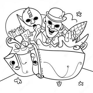 Rozmalovka Radisnoyi Stseni Paradu Mardi Gra 70224 15377