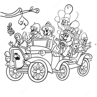 Rozmalovka Radisnoyi Stseni Paradu Mardi Gra 70224 15378