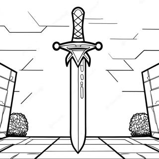 Rozmalovka Zolotogo Mecha Z Minecraft 70687-15474