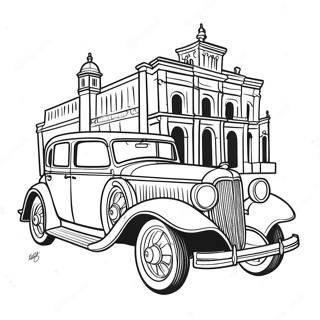 Класичний Автомобіль Розмальовки