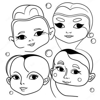 Rozmalovka Kolorovikh Bulbashkovikh Masok Dlia Oblichchia 73729-17197