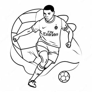 Rozmalovka Mbappe Shcho Driblinguie Miach 73984 17392