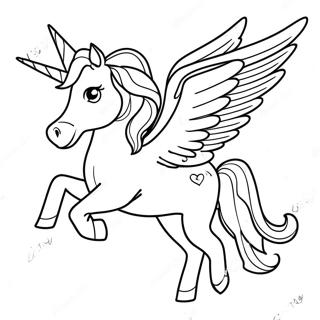 Rozmalovka Velichnogo Pegasa Shcho Letit 74112 17492