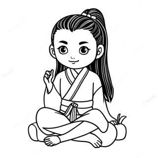 Storinka Rozmalovki Miloyi Netsuko Shcho Sidit 7461 2651