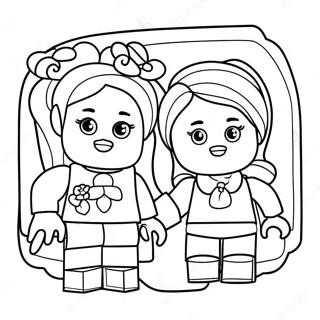 Rozmalovka Kolorovoyi Prigodi Lego Frends Розмальовки