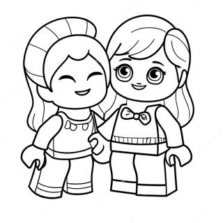 Rozmalovka Kolorovoyi Prigodi Lego Frends Розмальовки