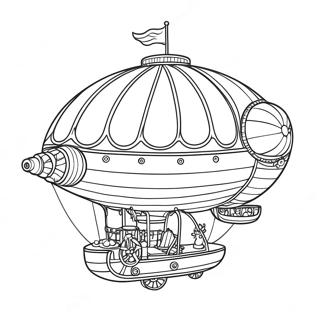 Kazkovii Stimpank Povitrianii Korabel Rozmalovka 79874 21942