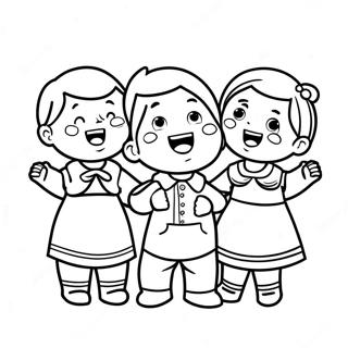 Simia Cocomelon Shcho Spivaie Razom Rozmalovka 8290 2786