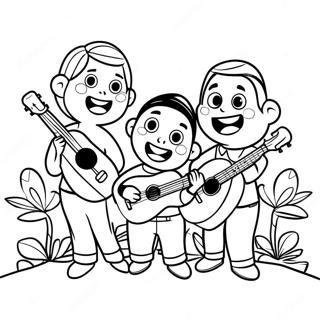 Simia Cocomelon Shcho Spivaie Razom Rozmalovka 8290 2787