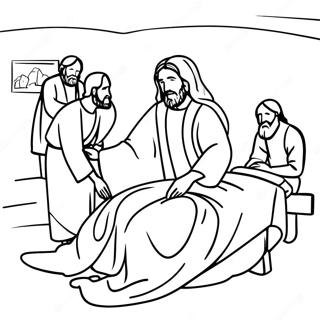 Isus Shcho Likuie Khvorikh Rozmalovka 8382-1114