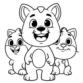 Govoriuchii Tom Z Druziami Rozmalovka 83830 25052