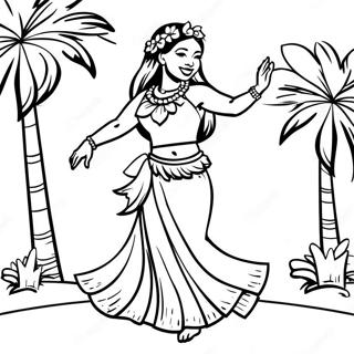 Tantsivnitsia Khula Na Luau Rozmalovka 84676 25715