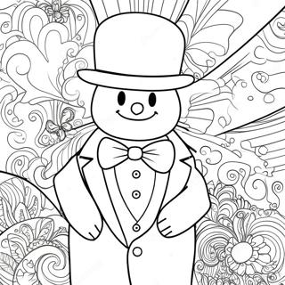 Rozmalovka Tuksedo Sema Z Kapeliukhom 84906 25897